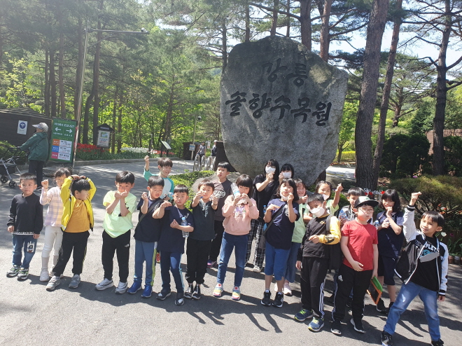 더나은작은학교 교육과정브랜딩 자연봄관찰 현장학습 활동사진 사진