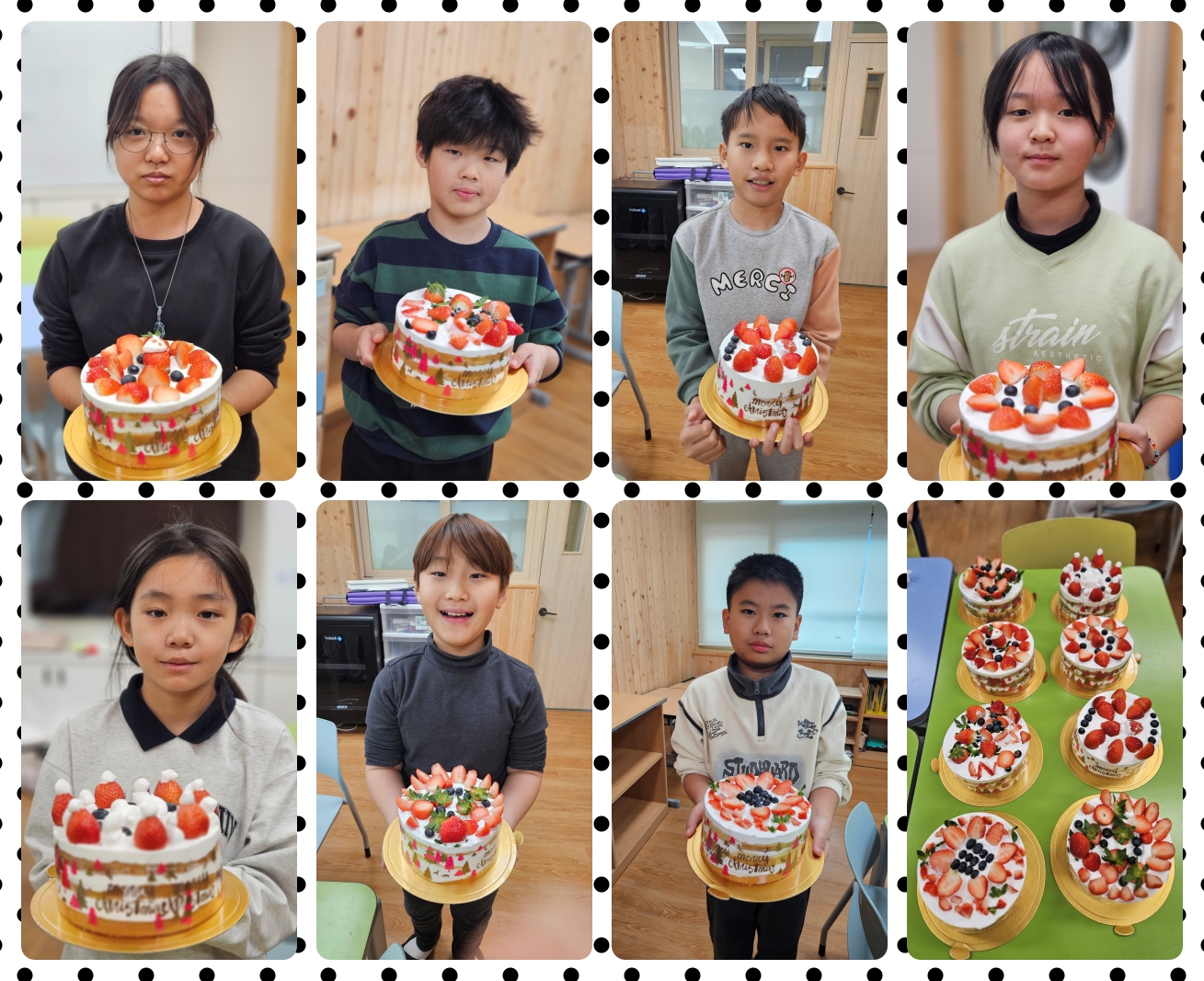 4,5학년이 함께하는 케익 만들기 활동 사진